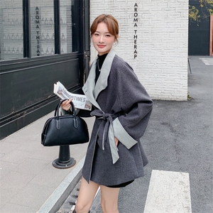 已做货，25冬新款撞色呢子大衣风衣5555-P225-K338图片