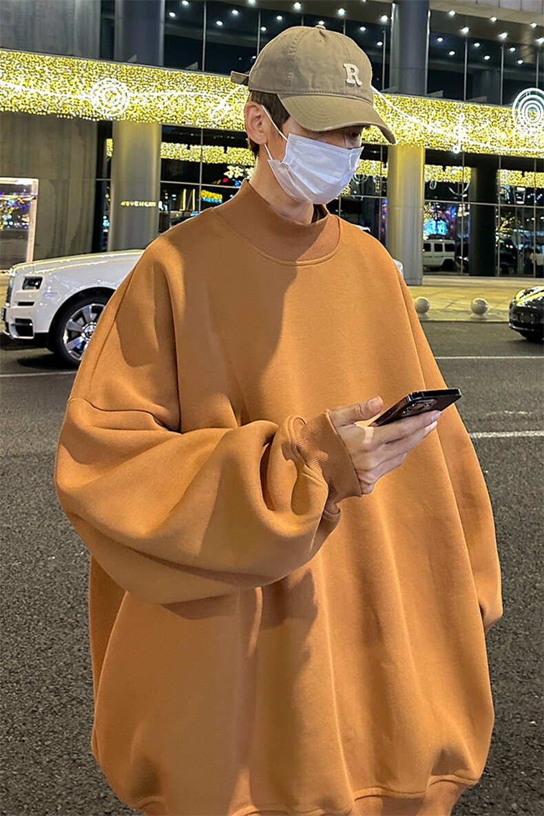 男装加绒加厚打底衫基础款高领卫衣B239-W222-P38,男装卫衣,星座514-2(原B239)