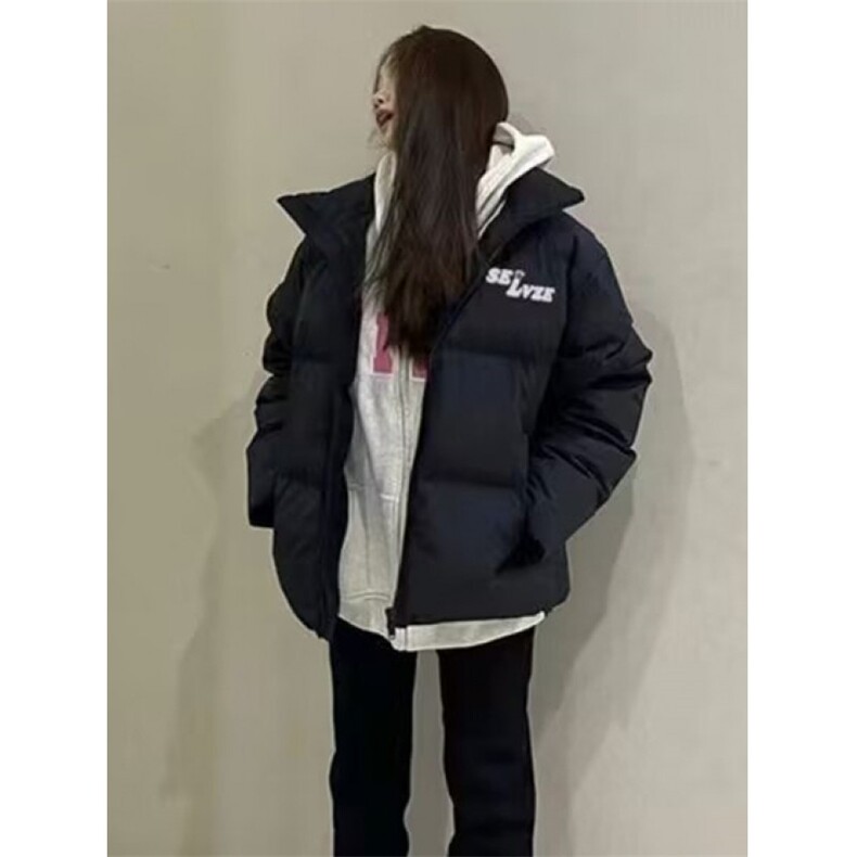 立领羽绒棉服女加厚小个子宽松棉袄面包服棉衣冬装外套M789,男装棉衣,星座1116A（原606A-3）