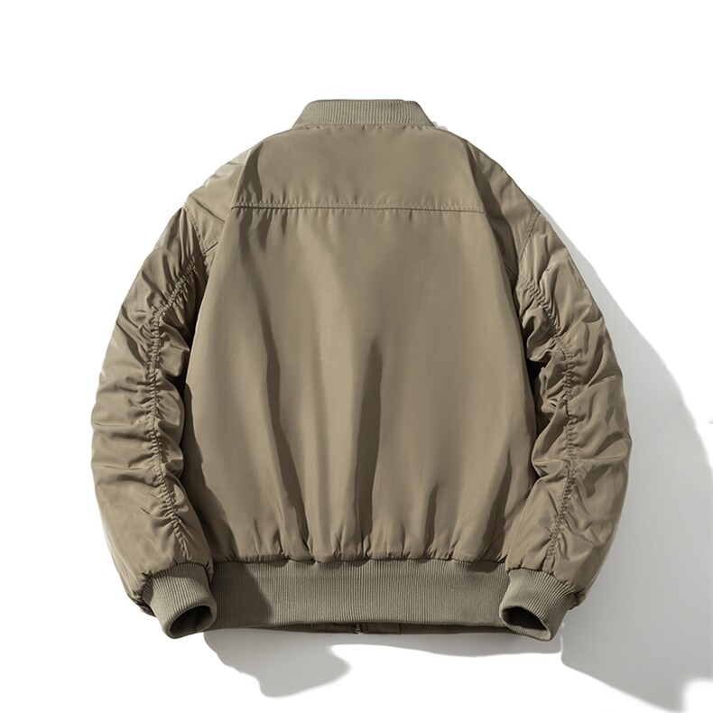 现货3色欧美街头酷炫棒球服飞行服夹克棉服外套,男装棉衣,电商A105