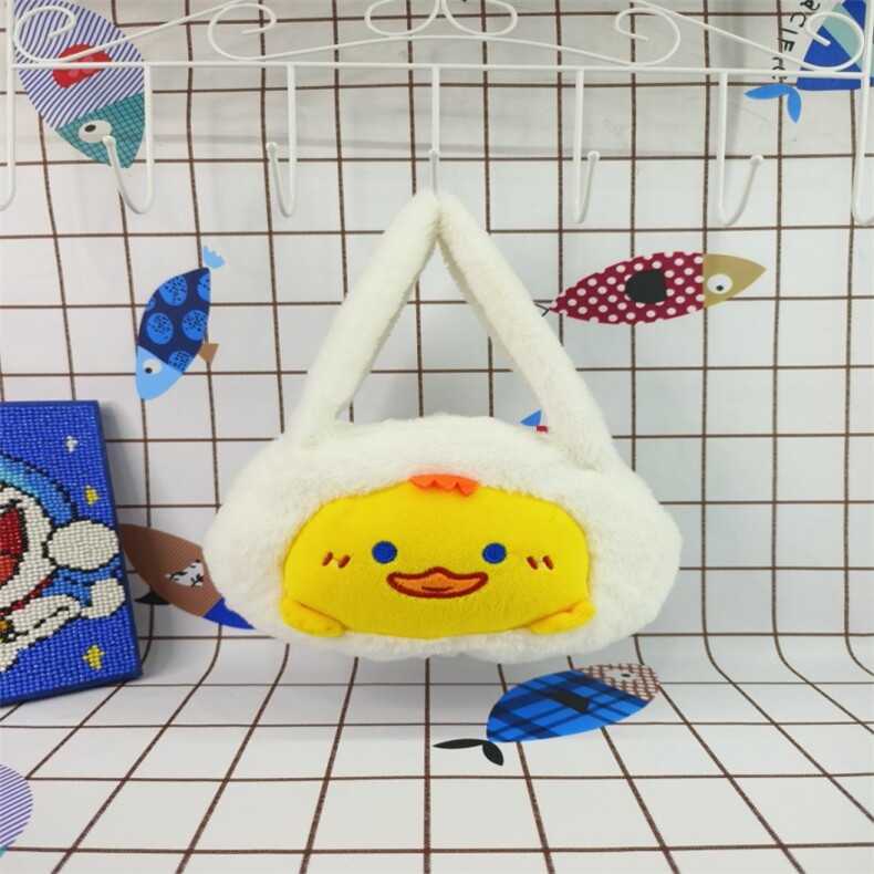 鸭子头手包，鑫源毛绒玩具