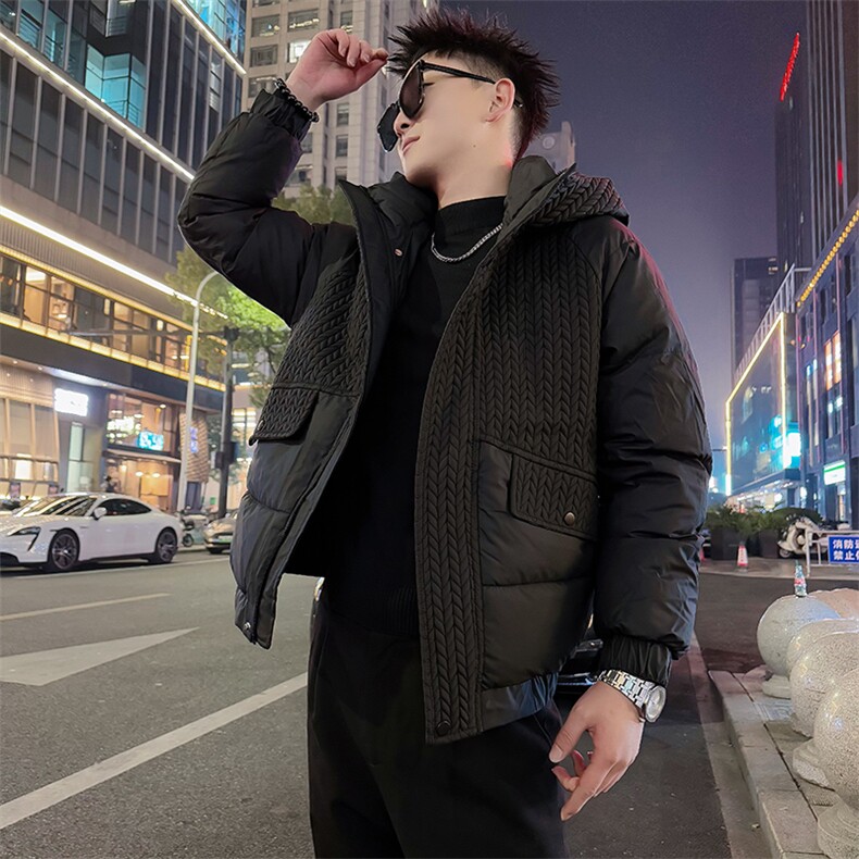 AY133/P138控178冬季社会小伙简约百搭不过时重磅连帽编织男咖首,男装卫衣,星座305B-1