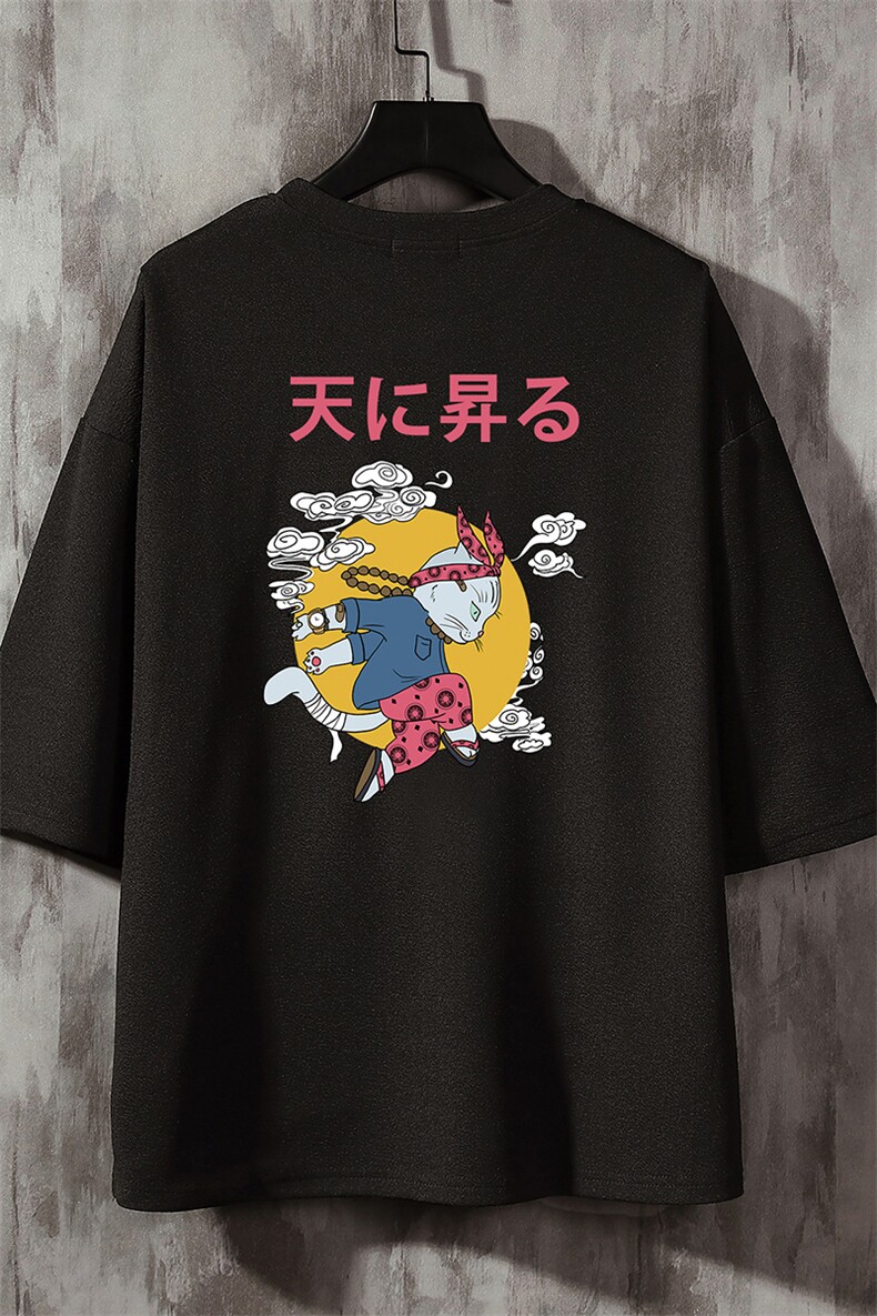 Q11012-P30春夏季七分袖t恤男大码五分袖男短袖中袖,男装T恤,电商A040A