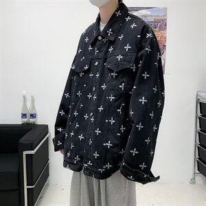 新款翻领外穿标准长袖百搭单排扣原宿夹克BW29P60图片