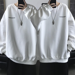W33 情侣印花圆领秋冬卫衣 常规P28 加绒P38 S-5XL 支持定制图片