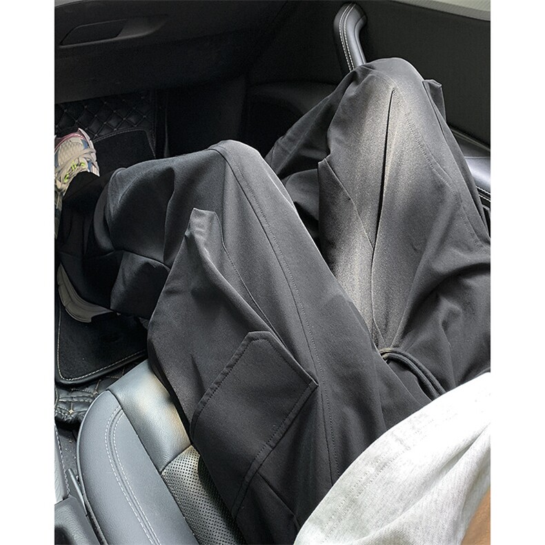 春夏新款冰丝工装伞兵抽绳休闲裤XZ604-K207-特P35控68,男装工装外套,星座604
