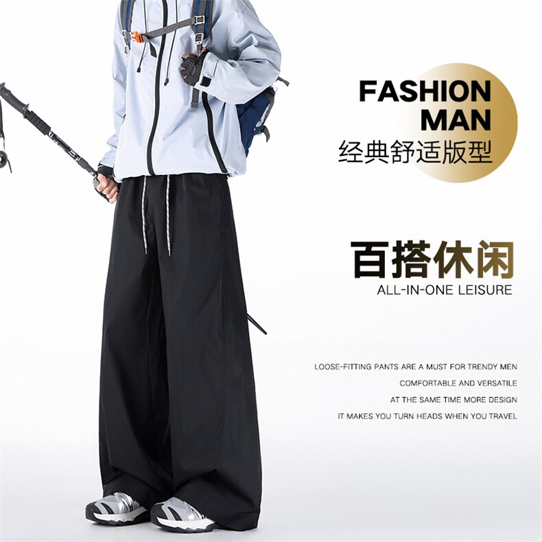 春款美式工装裤男女复古宽松休闲速干裤K0268-45,男装工装外套,星座308B-2