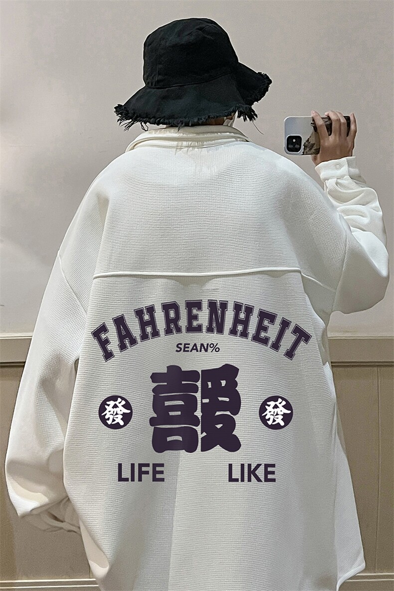 控58加厚加绒衬衫男大码长袖衬衣男外套HC79256-P38加绒款-P48,男装衬衫,电商A040