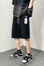 ！2023夏季新款华夫格短裤男士五分中裤运动裤DK666P25控39，男装休闲裤，电商B220