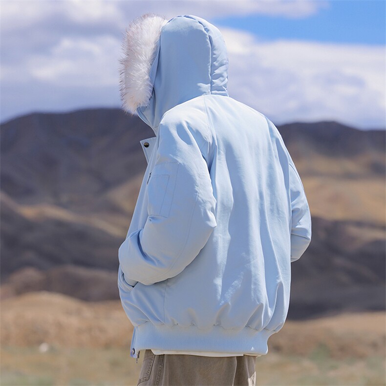 潮流宽松棉服高高街潮牌休闲棉衣A161-9987,男装棉衣,电商A161