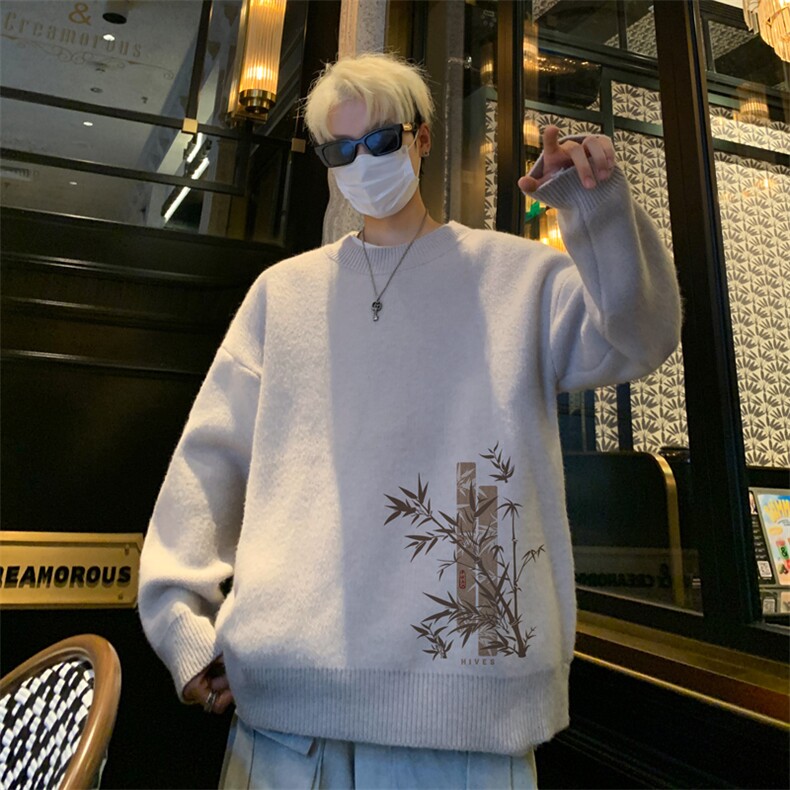 高质量！秋冬季半高领毛衣男加绒加厚线衣男针织衫男MY206-特p38,男装针织衫/毛衣,电商B367