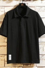 PL29045-P35翻领短袖polo衫男大码宽松半袖t恤男砖墙挂拍，男装Polo衫，电商A040A