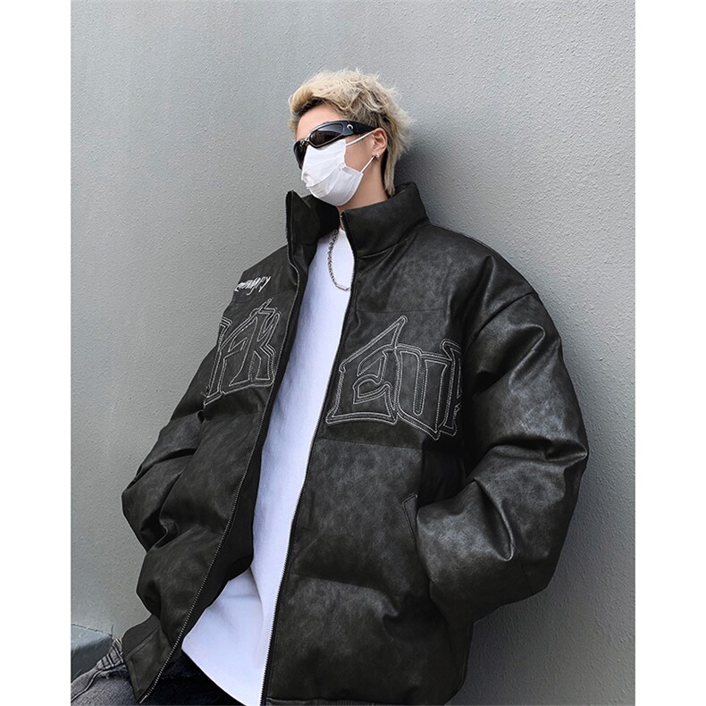 冬季潮牌潮流字加厚立棉服M0831-P105,男装棉衣,星座308B-2