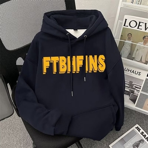 潮流流行时尚慵懒华棉贝贝绒380g卫衣ins日系新款气质原宿百搭图片