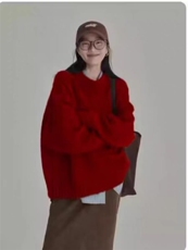 2025年秋季新款百搭女士半高针织衫，女装针织衫/毛衣，硕彦羊绒