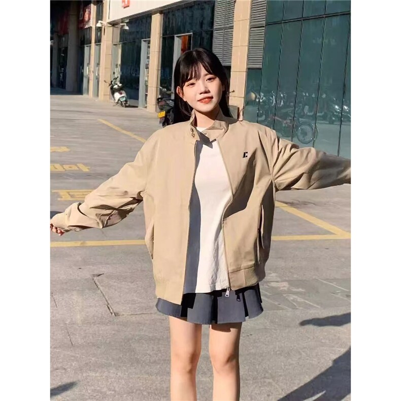WE1757-P50新款外套春秋百搭宽松工装休闲情侣夹克,男装夹克,电商B323A