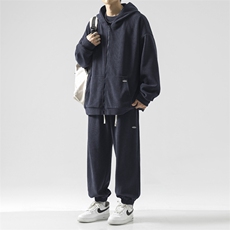 潮流新品套装坠感亲肤宽松休闲三件套SJT873-特批176，男装休闲套装，星座718