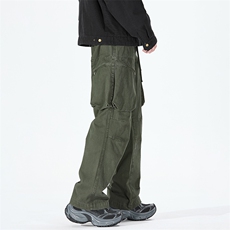 秋季新款重磅美式复古高街水洗休闲工装裤A436-6227G-P85控128，男装工装外套，电商A436