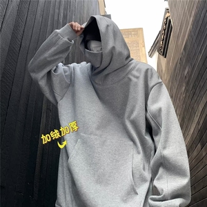 加绒卫衣男潮ins港风潮流 QW28 P50图片