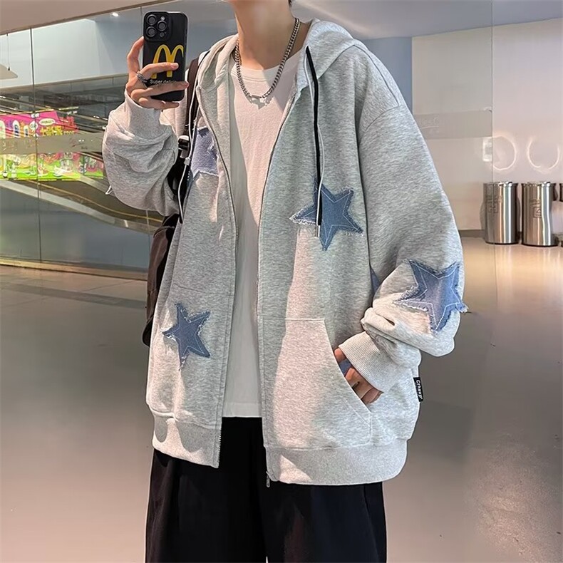 卫衣男潮ins港风潮流连帽Y231P50,男装卫衣,星座1116-2
