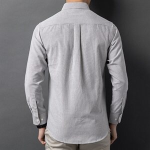 H5615钱塘2020-1秋冬男士小格子衬衣舒适P42图片