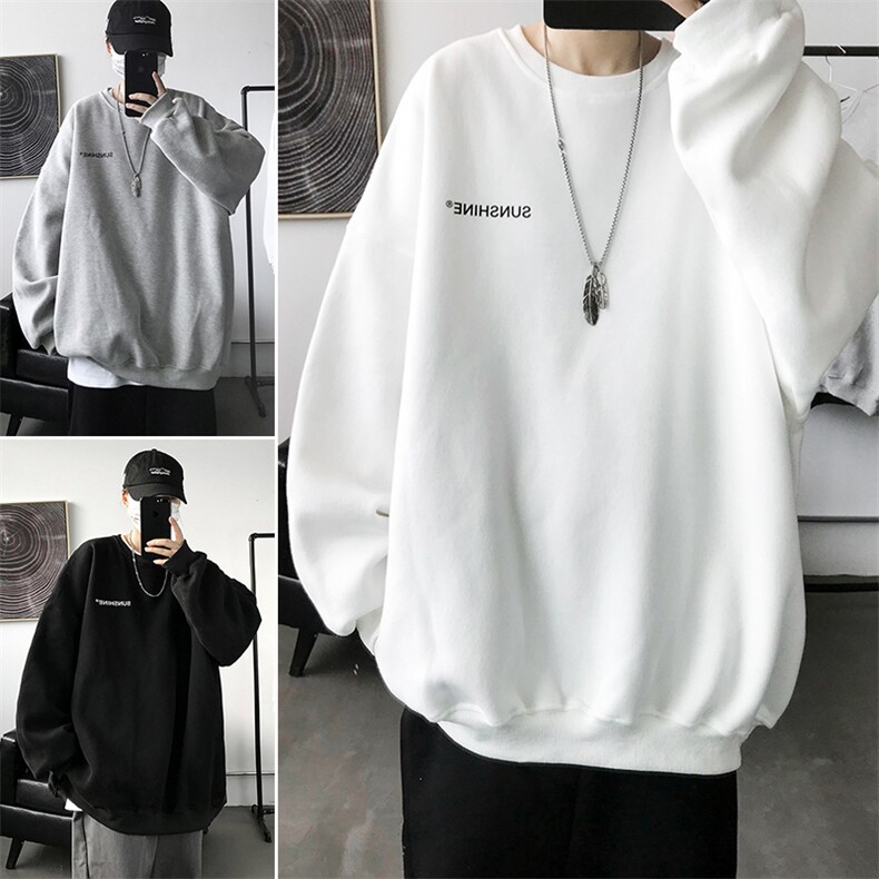 W33 情侣印花圆领秋冬卫衣 常规P28 加绒P38 S-5XL 支持定制图片