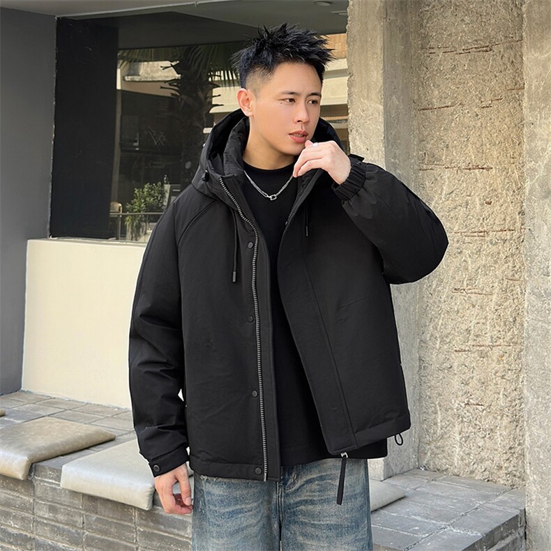 2025标90白鸭绒羽绒服连帽大码外套379-p330，男装羽绒服，星座223（原229-2）