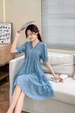 夏季时尚，蕾丝，休闲连衣裙。，女装连衣裙，江南E秀