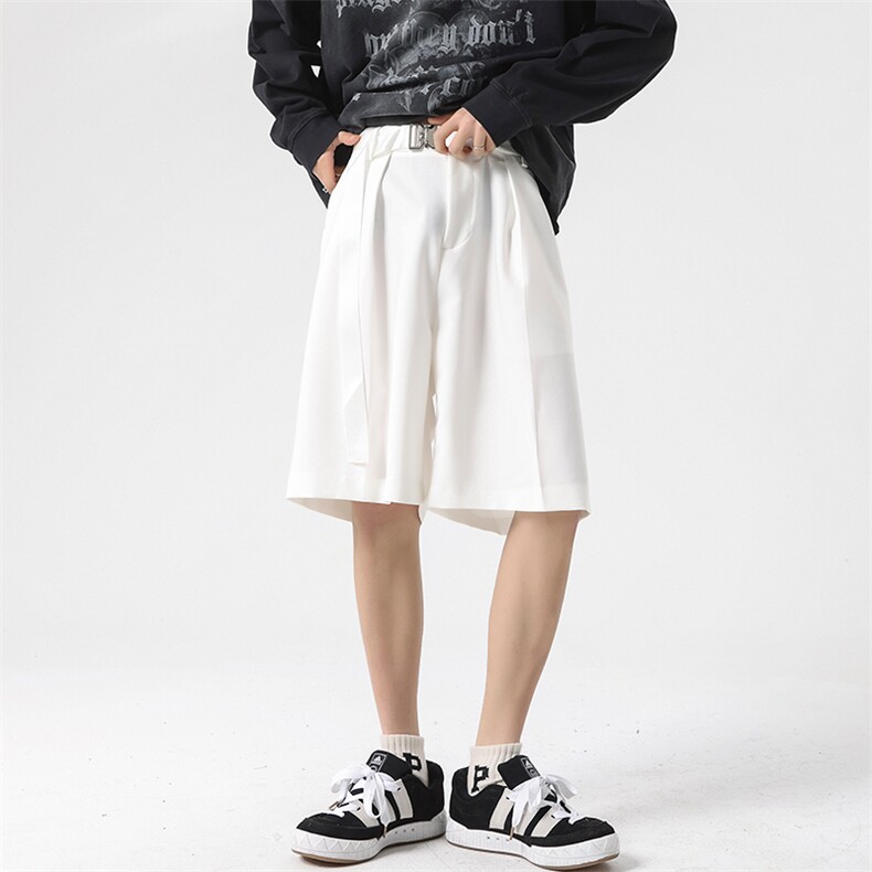 8XL-M  特大码西装短裤男士五分裤冰丝中裤沙滩裤DK1505P40控58图片