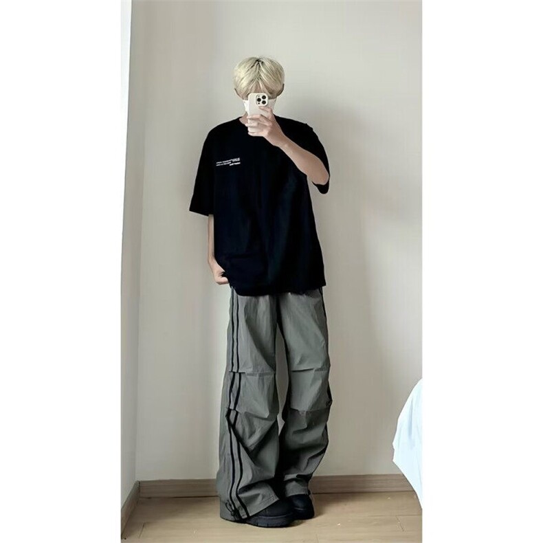 网络图现货工装裤男美式宽松休闲直筒长RWK73-P55,男装工装外套,星座1005-4