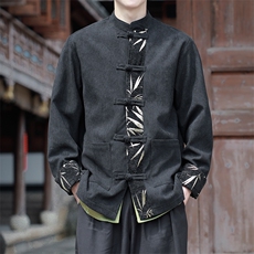 2025春款新中式现货秋装新款男士夹克外景外套JK99-P110-控188，男装夹克，电商A021