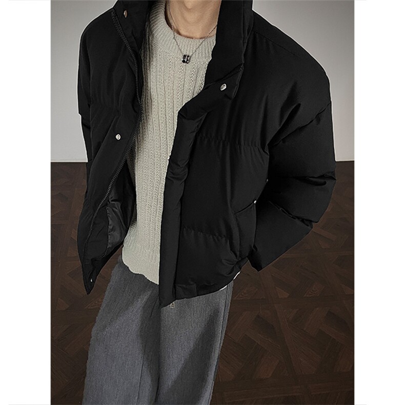 支持二开冬装加棉加厚立领棉服男女棉衣外套光板面包服M816-P70,男装棉衣,电商A441