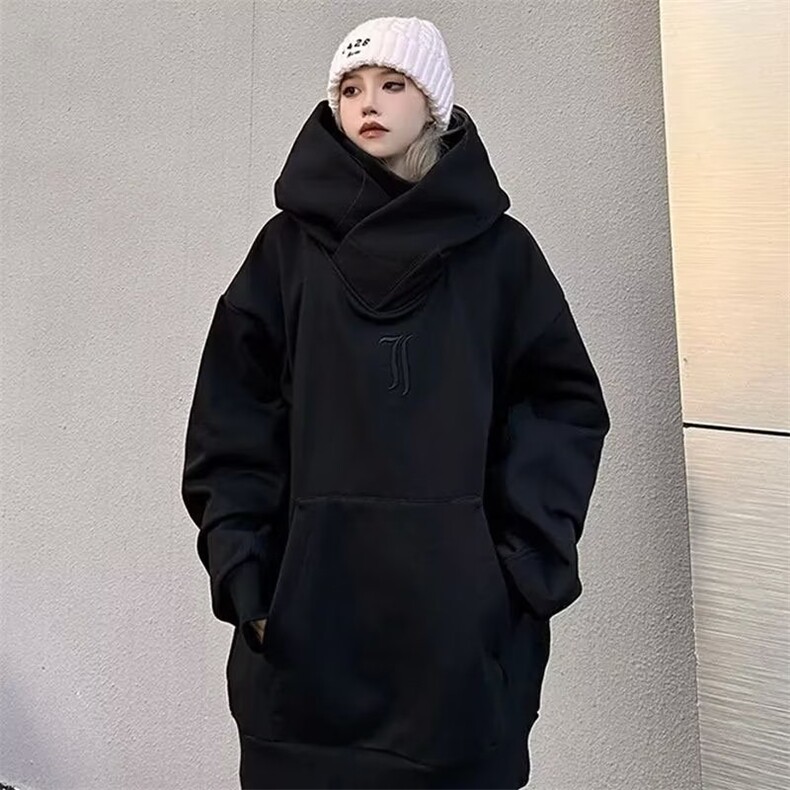 社恐i人忍者堆堆领卫衣男连帽冬美式加厚重磅WLT011-P38加绒45,男装卫衣,星座1008