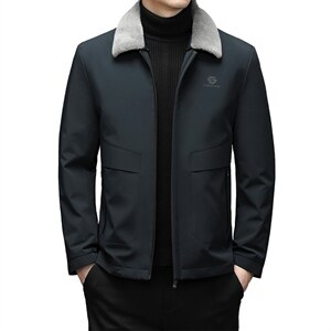 2023新款羽绒服脱卸领男中长款休闲商务冬装外套上衣HM2371-P295，男装羽绒服，电商B212（原钱塘6029）