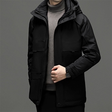 BZX6809钱塘2020-2秋冬新款中年男士连帽休闲羽绒外套货稳P250，男装羽绒服，钱塘207-2