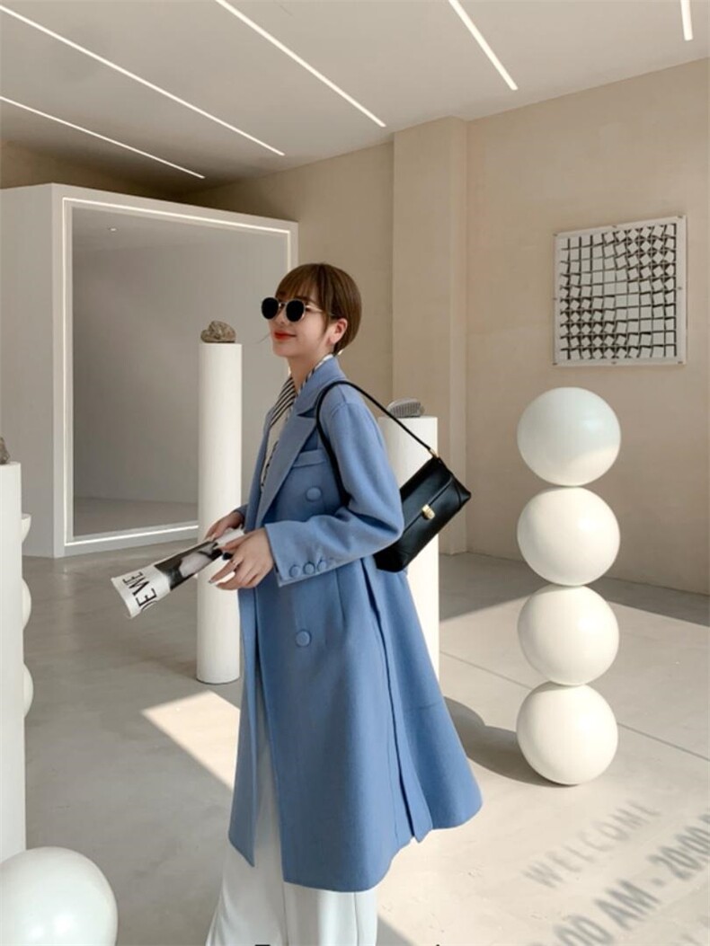 羊绒大衣现货，其它，秋水伊人