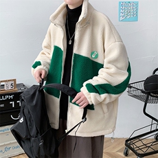 冬款加绒加厚棉衣外套港风潮羊羔绒休闲棉服男士8146-P115控价158，男装棉衣，电商A441-1