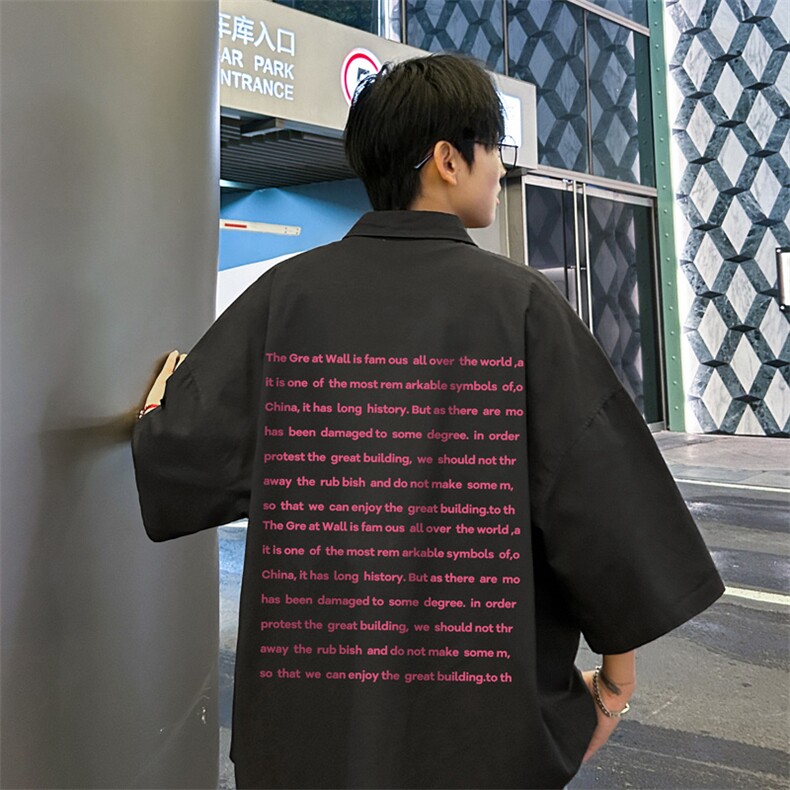 量大优供视频冰丝短袖衬衫男DXC526-特p25,男装衬衫,电商B371