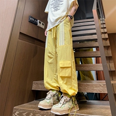 休闲伞兵裤X2469-TP45控价68夏季薄款宽松裤子大口袋运动裤男，男装休闲裤，电商A102-1