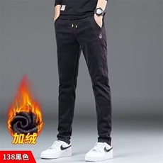 1506-1/KJR4491/P39个性字母牛仔裤嘻哈ins潮高街潮流痞帅长裤男，男装牛仔裤，星座1506-1