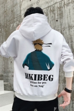 现货可2021春季新款潮男连帽印花卫衣男外套A436-C178，男装卫衣，电商A436