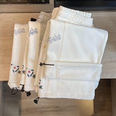加绒休闲裤直筒抽绳B342-K6363-P50，男装卫衣，电商B342