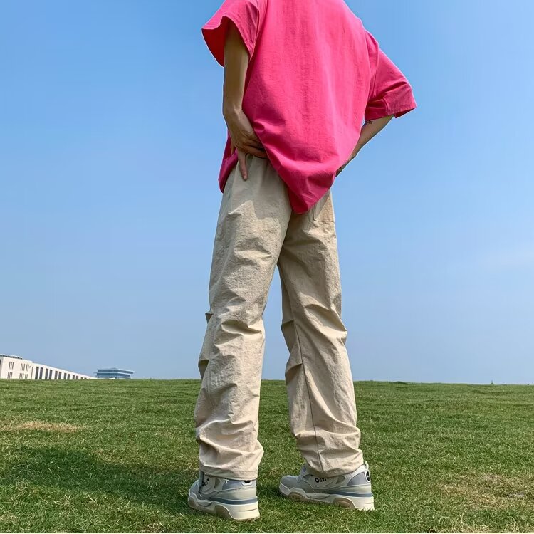 夏季休闲裤束脚男户外防水冲锋裤男痞帅直筒冲KX1503,男装休闲裤,星座1116A（原606A-3）