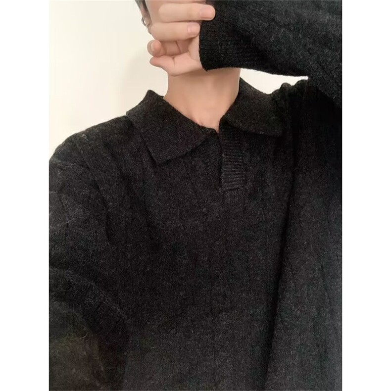 慵懒百搭原宿日系流行文艺潮流简约气质新款长袖毛衣M5803，男装针织衫/毛衣，星座1116A（原606A-3）