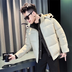 MY8676-P138控178男夹两件连帽棉袄外套冬季新款加厚保暖面包服潮图片
