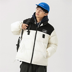 2026冬季新款男日系潮牌拼色宽松休闲棉服加厚外套MY378-F146，男装棉衣，电商A101（原外27）