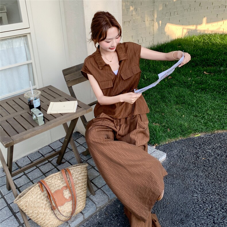 大货已出【新品】松弛感时尚减龄套装#L615-P165-K238,女装套装/套裙,2C317