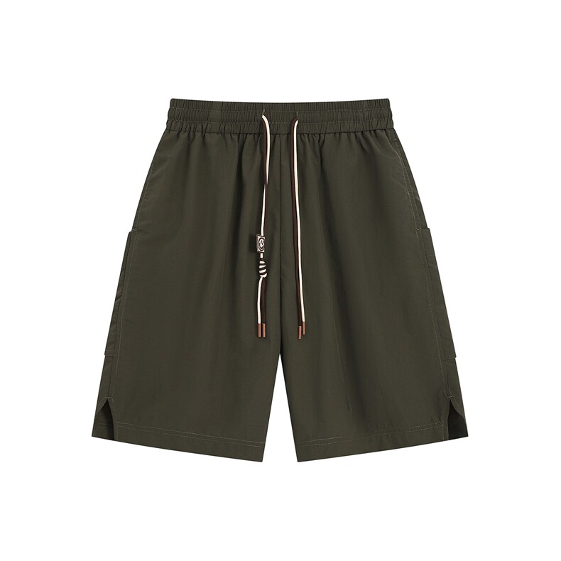 夏季薄款开衩大口袋五分休闲短裤 DK059平铺 锦纶(S-2XL)TP22图片