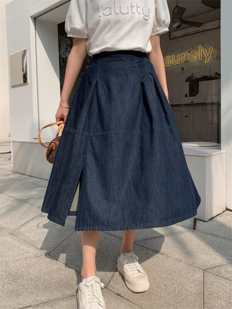 牛仔半裙，女装半身裙，肆尔