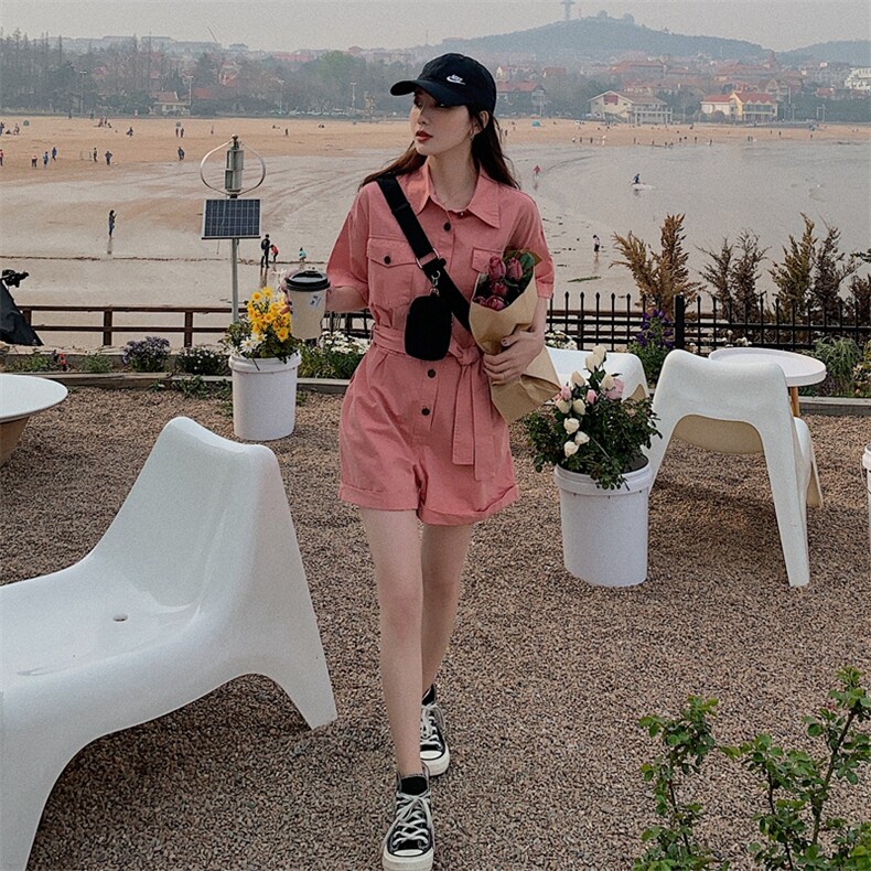 大爆款现货2021夏季不挑体型新款连体裤LT206-P85-K138，女装连体裤，叁秋一裳